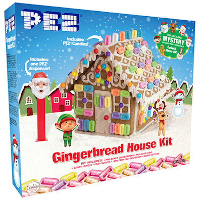 Now Available! PEZ Gingerbread House Kits Arrive for Christmas ginger1 house 2022