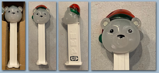Now Available! The New 2022 PEZ Advent Calendar Has Arrived crystal polar bear