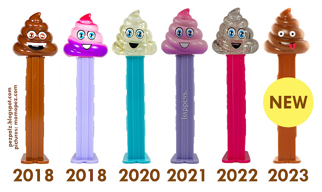 New PEZ Emojis Arriving In Europe For 2023 pez poop
