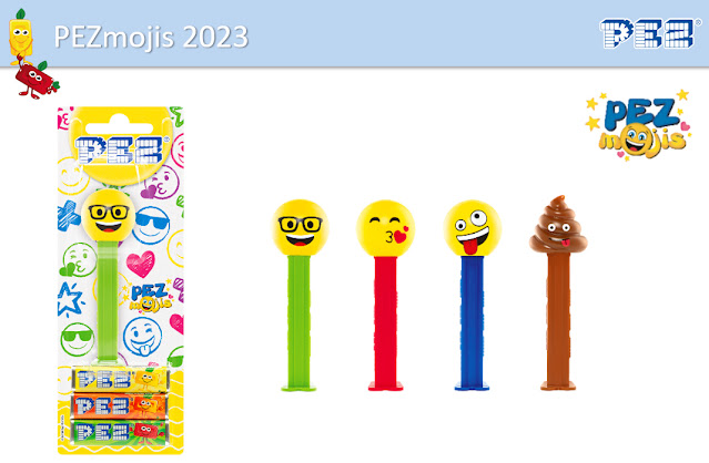 New PEZ Emojis Arriving In Europe For 2023 2023 pez emoji