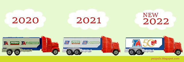 New 2022 TA-PETRO Anniversary PEZ Truck Spotted tapetro2