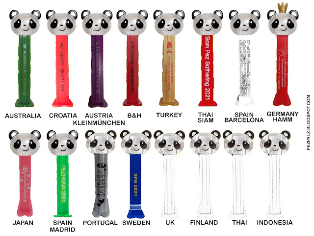 Crystal Convention PEZ Panda Revealed in Sweden panda 2022