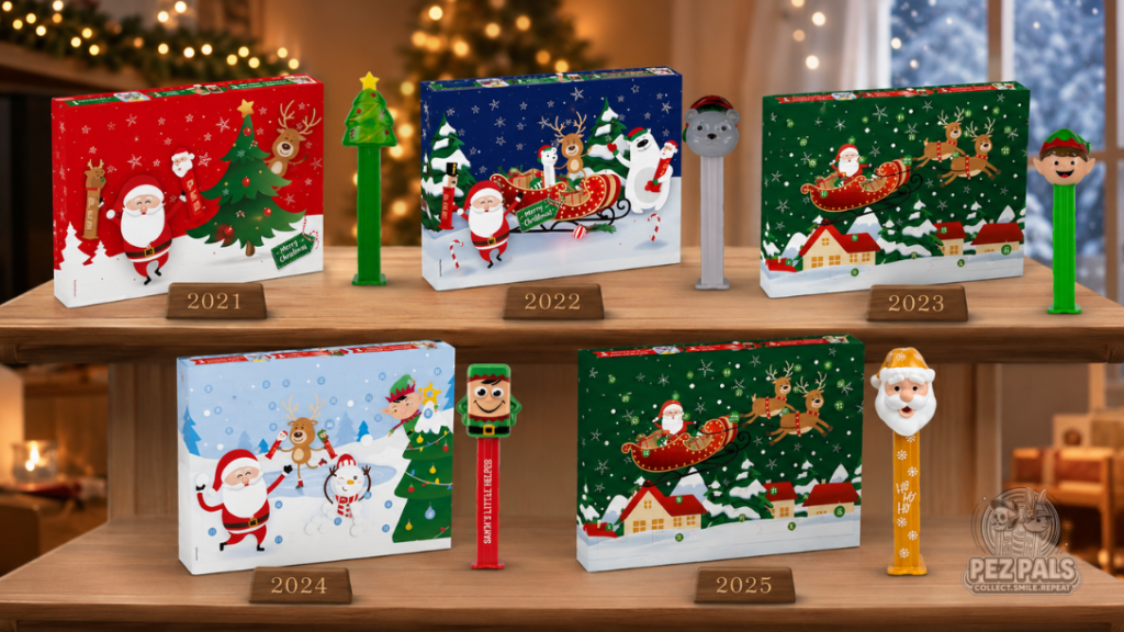Surprise: The 2025 PEZ Advent Calendar 2025 Has Arrived! advent calendar pictorial 2025