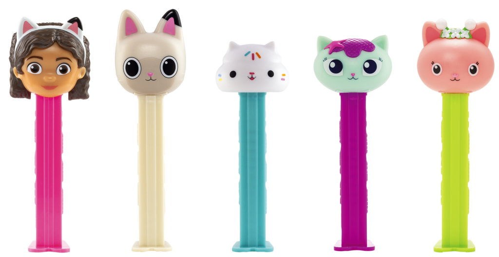 New Kitty Fairy PEZ Arrives In Europe 2025 gabby's dollhouse pez loose
