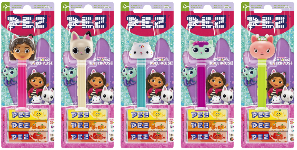 New Kitty Fairy PEZ Arrives In Europe 2025 gabby's dollhouse pez european blister