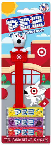 Target Releases New Bullseye Shopping Cart PEZ 2025 pez target bullseye candy and basket dispenser