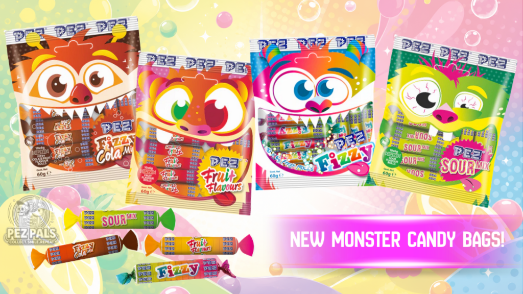 New PEZ Monster Bags Have Officially Arrived 2025 pez monster bags