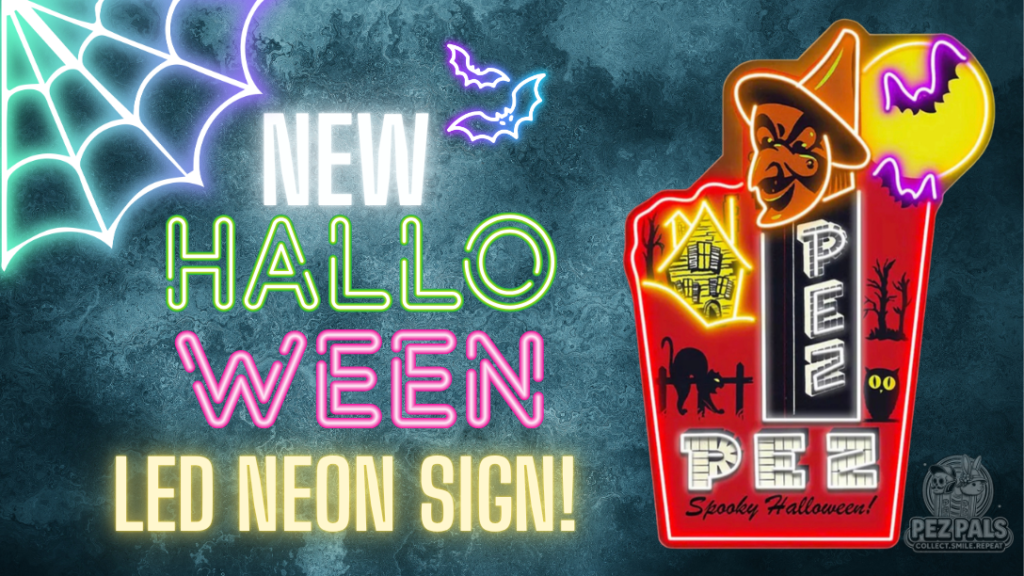 PEZ Halloween LED Neon Sign Has Arrived 2025 pez halloween led neon sign