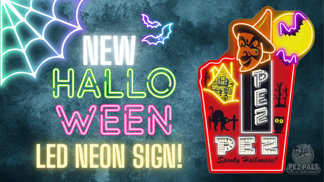 2025 pez halloween led neon sign