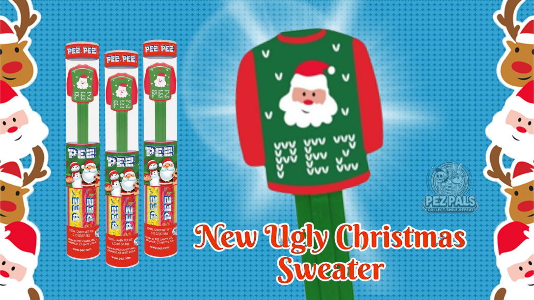 2025 new ugly christmas pez sweater