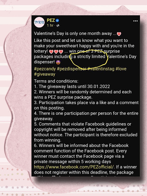 Limited Edition Valentine’s PEZ Officially Confirmed v day223