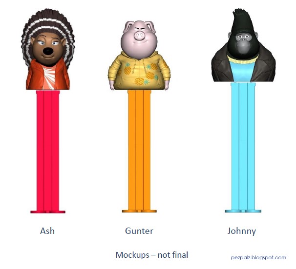 First Look! New Sing 2 PEZ Dispensers Revealed sing2