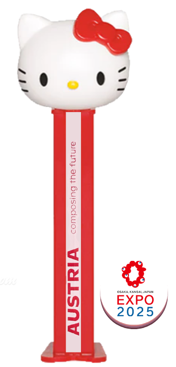 Hello Kitty PEZ Arrives at Osaka Expo! 2025 hello kitty austria expo japan osaka loose