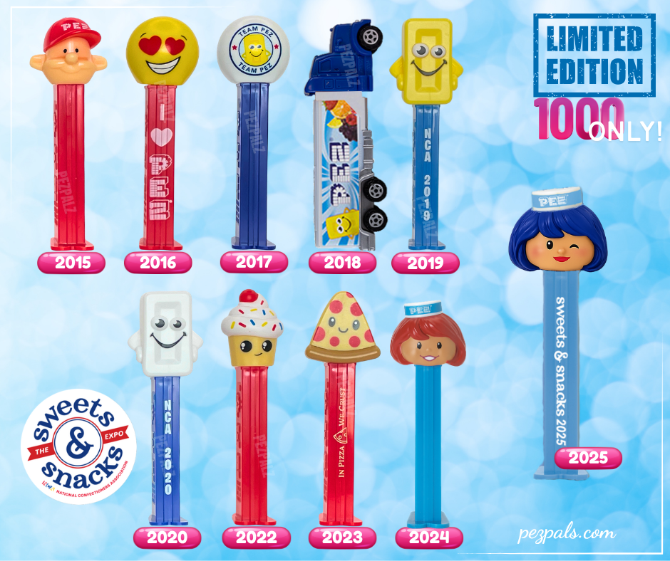 Meet the Star of the Show: The Blueberry Presenter Girl! 2025 sweets and snacks pez pictorial