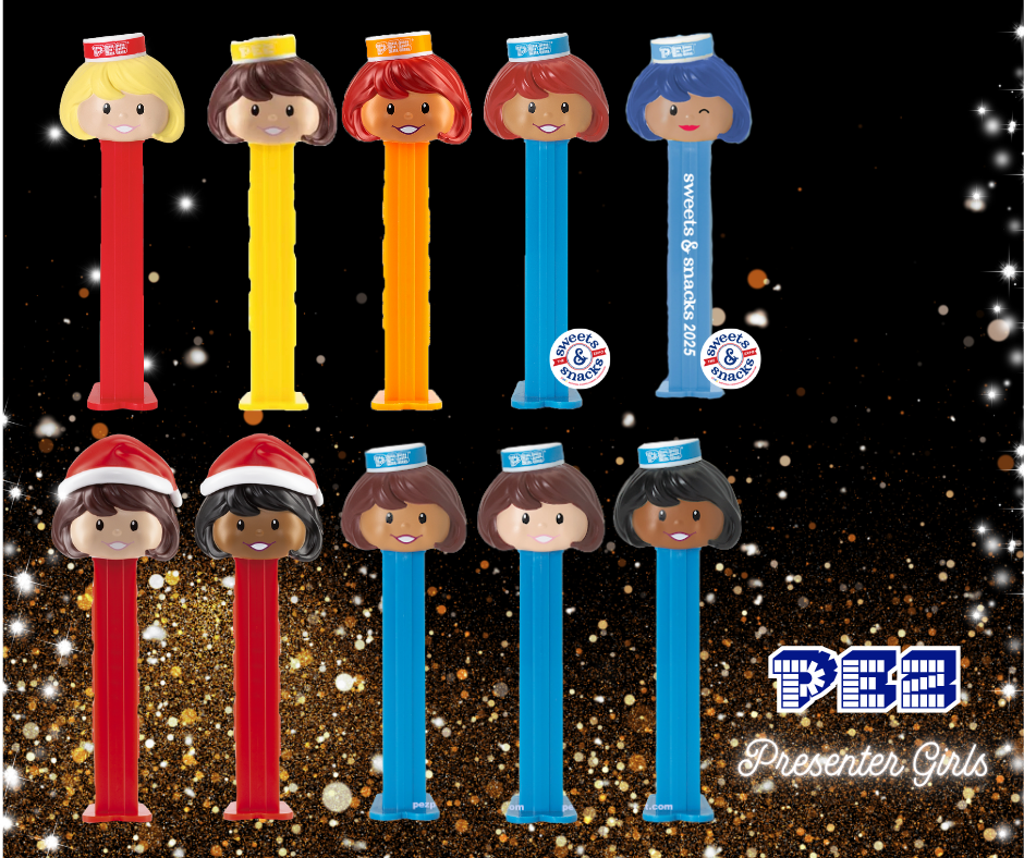 Meet the Star of the Show: The Blueberry Presenter Girl! 2025 pez presenter girl pictorial