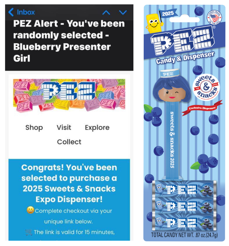 2025 blueberry pez presenter girl email