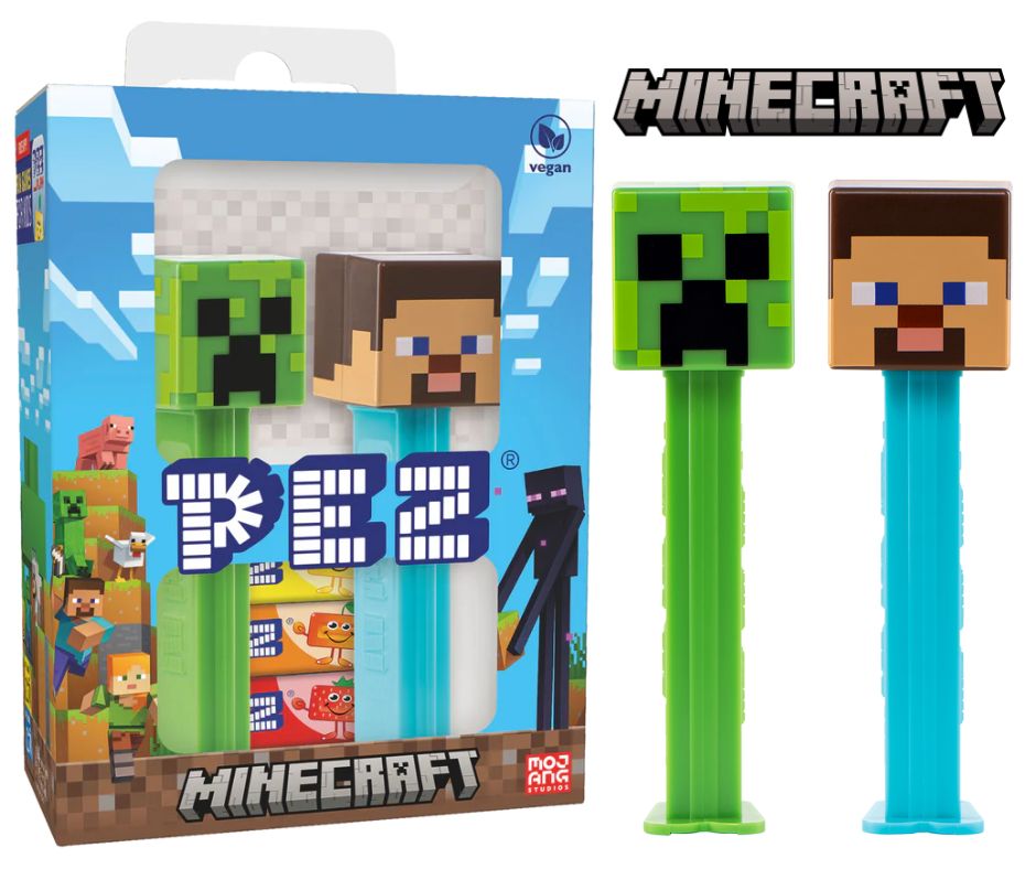 New Minecraft PEZ Gift Set Arrives in Europe! 2025 minecraft twinpack