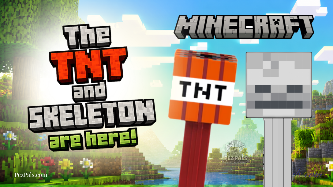Home 2026 tnt & skeleton minecraft pez