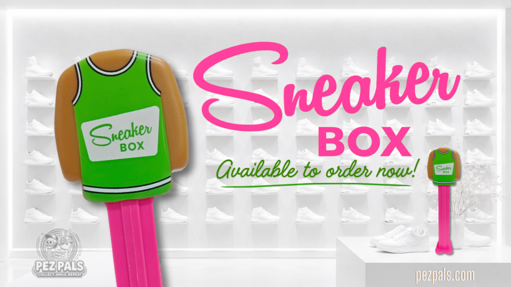 New Sneaker Box PEZ Sweater Dispenser Now Available! 2026 sneaker box pez dispenser
