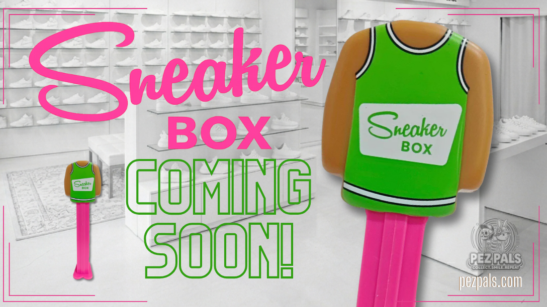 First Look! Sneaker Box PEZ Sweater Dispenser 2026 sneaker box pez sweater