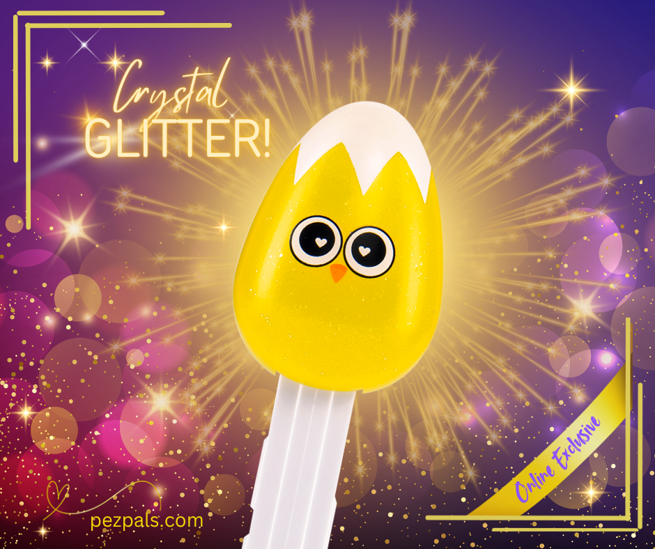 2025 crysteal easter glitter pez egg usa