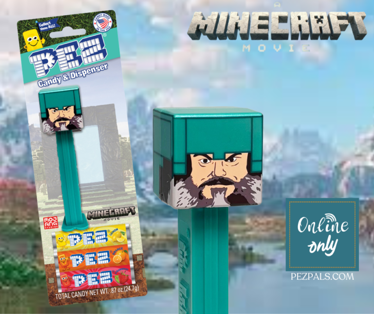 Movie Steve Joins the Minecraft PEZ Series!