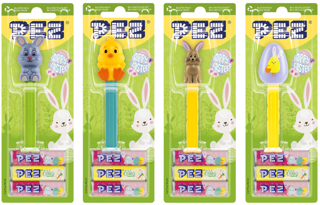 2025 easter pez euro assortment blister