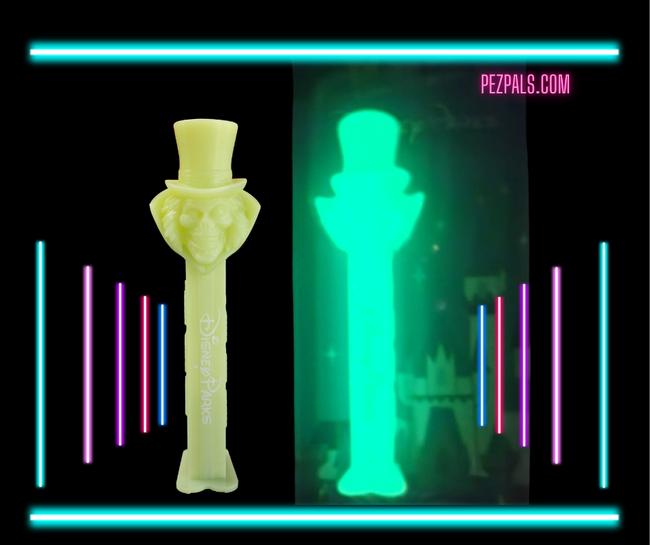 The Haunted Mansion PEZ Ghost Glows to Life. 2025 disney parks the haunted mansion ghost pez dispenser