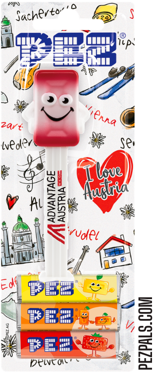 2024 advantage austria hong kong pez mascot blister