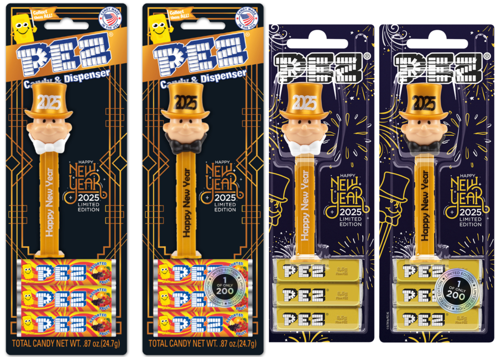 Golden PEZ Groom Sells Out in 27 Minutes! 2025 new year golden pez groom usa vs eu blister