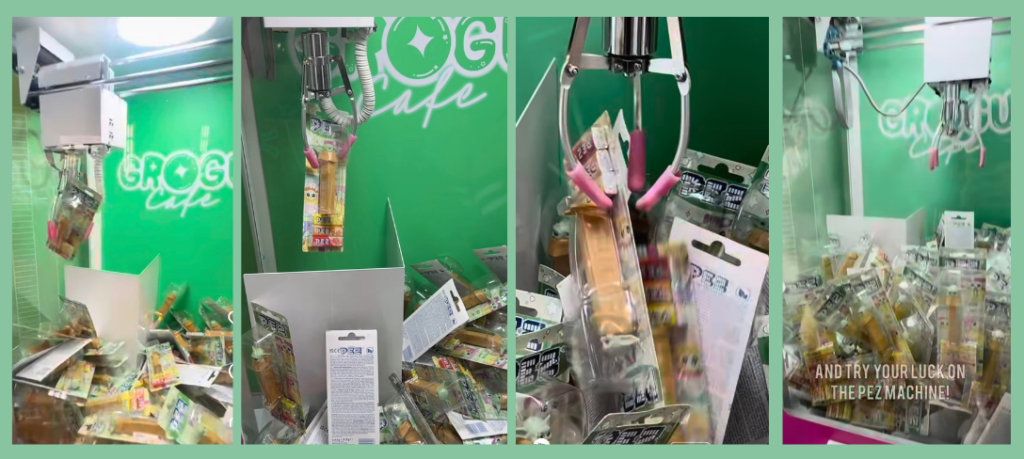 Exclusive Grogu PEZ Lands at London Pop-Up! 2026 london grogu cafe pez2