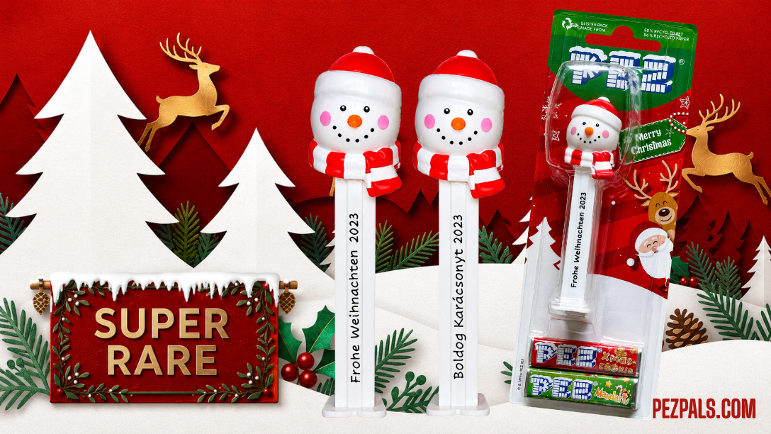 2024 employee pez snowman