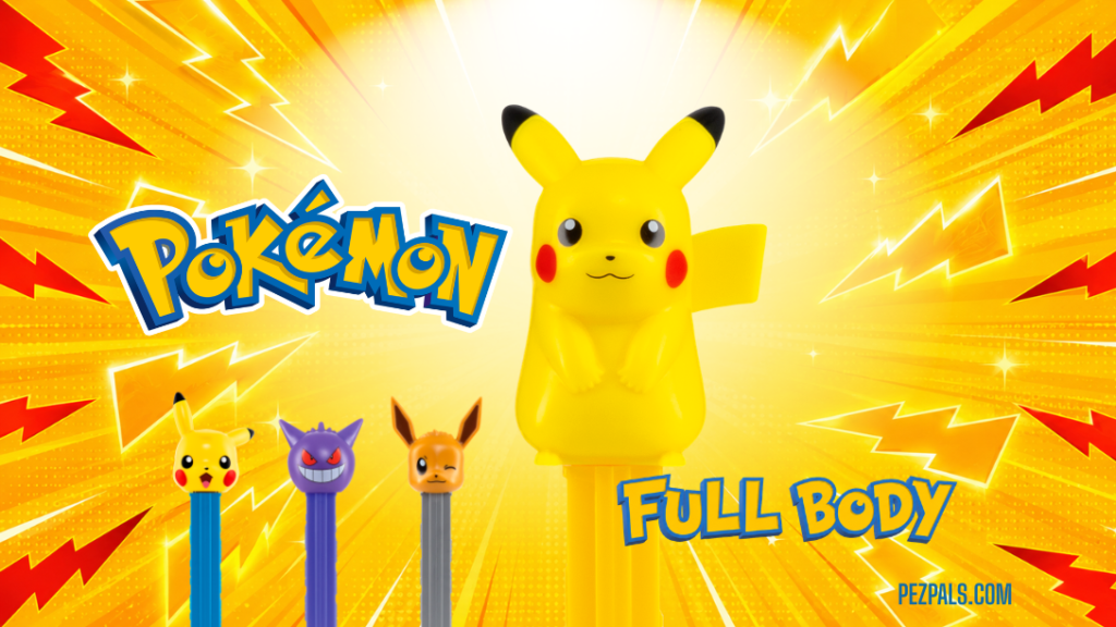 First Look! New Full Body Pikachu PEZ Revealed 2026 pez pokemon full body pikachu