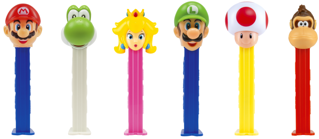 New Donkey Kong PEZ Mold Joins Mario Series 2026 super mario pez european assortment with new donkey kong dispenser