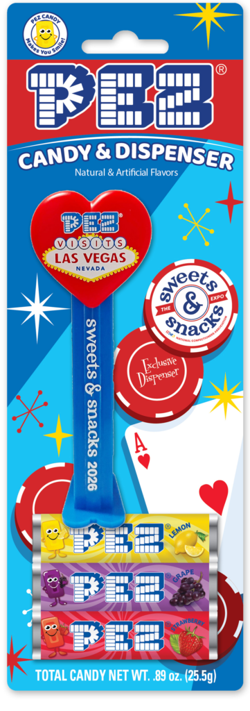First Look! The 2026 Sweets & Snacks Expo PEZ Heart 2026 sweets and snacks las vegas pez heart blister