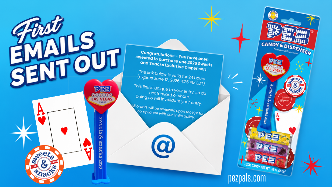 Home 2026 sweets and snacks expo las vegas pez heart emails