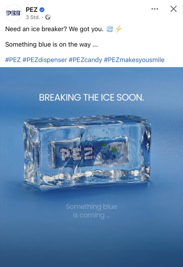 PEZ Breaks the Ice: A Blue Mystery Is Coming! screenshot