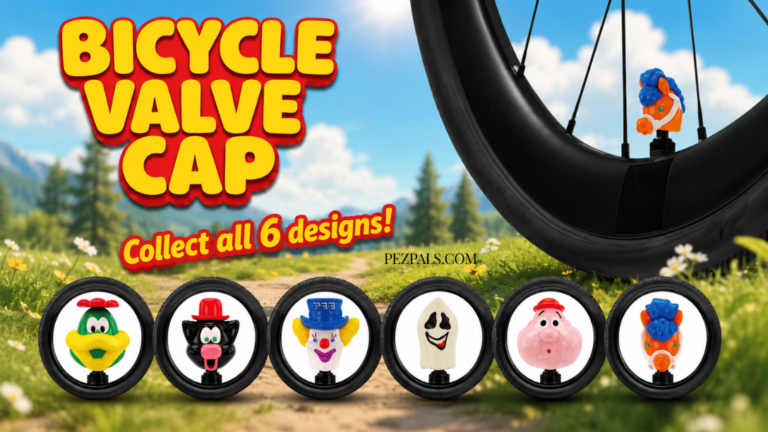 Small in Size, Big in Charm: PEZ Bicycle Valve Caps.