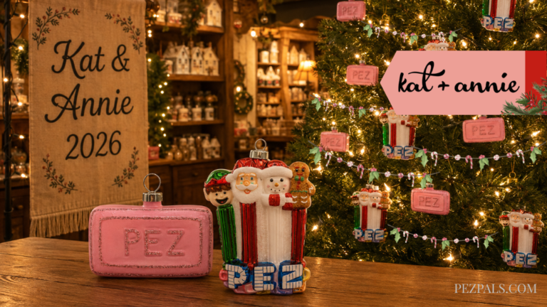 New PEZ Holiday Ornaments Arrive from Kat & Annie