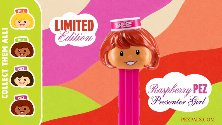 Raspberry PEZ Presenter Girl Arrives in Europe!