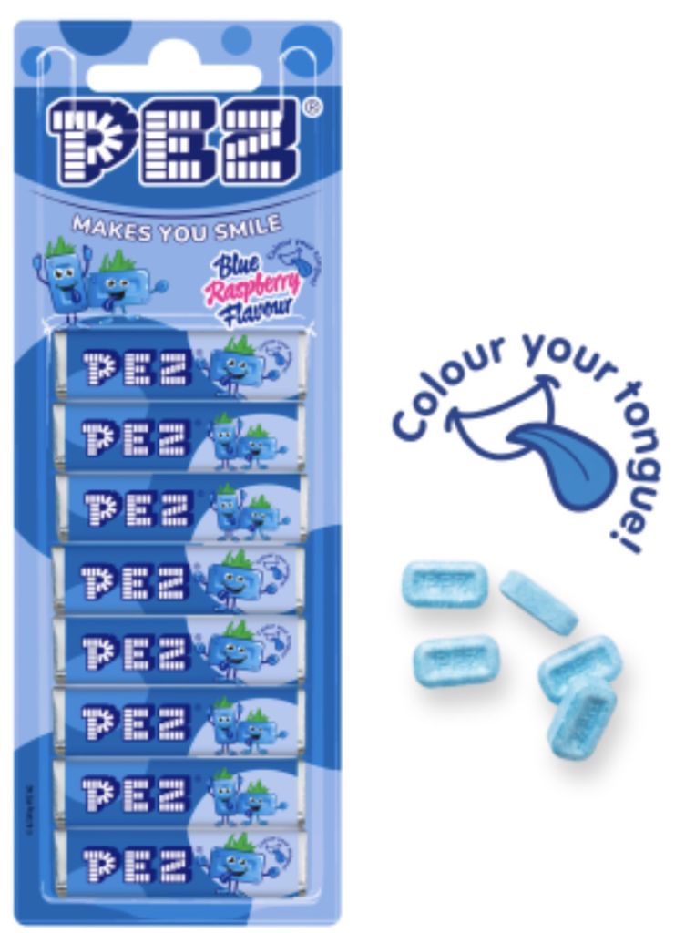 The Ice Has Been Broken: Introducing PEZ Blue Raspberry! 2026 blue raspberry pez blister
