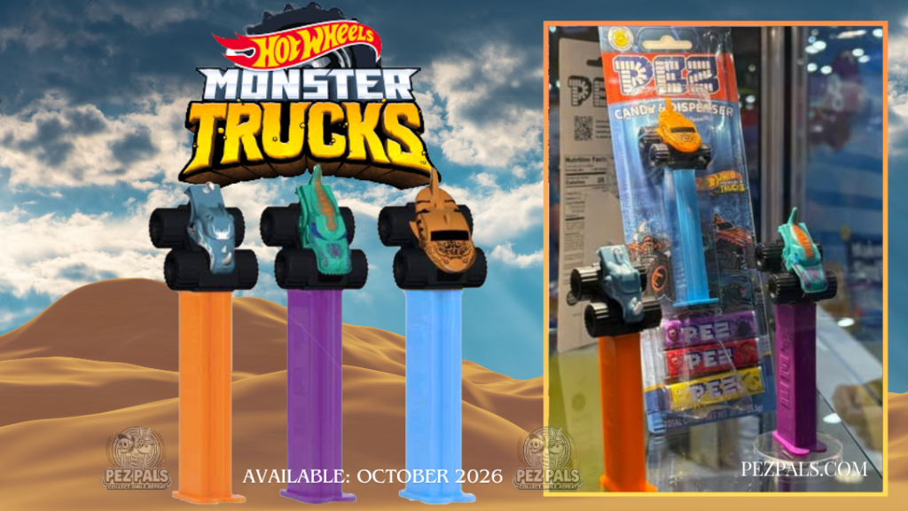 2026 ssexpo hot wheels monster pez trucks