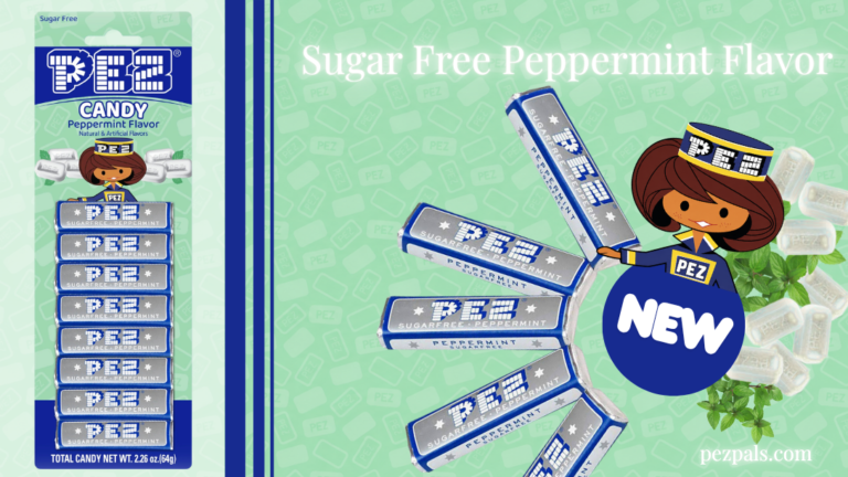 The Classic PEZ Presenter Girl Returns on a Beautiful New Blister Card.