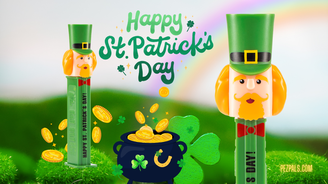 2025 st. patrick's day pez