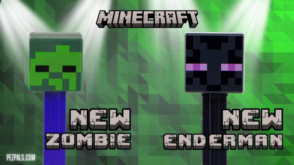 Minecraft PEZ Series Expands with Two New Releases! 2025 minecraft new