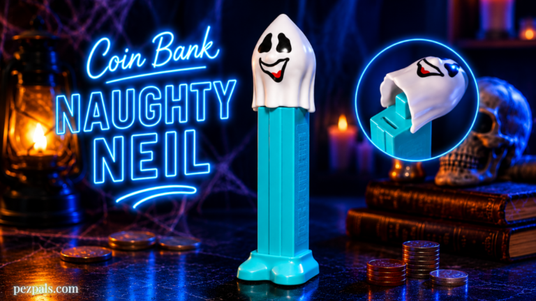 New Japan PEZ Coin Bank Features Naughty Neil!
