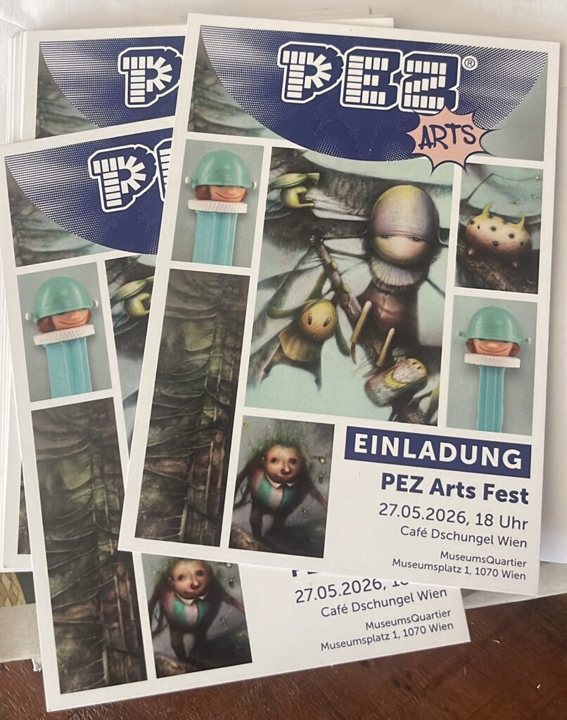 I Attended the World Premiere of the First-Ever PEZ Arts Edition! pez arts flyer