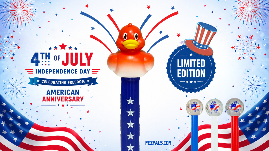 New Patriotic PEZ Duck Celebrates Independence Day!