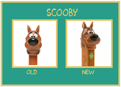 Scooby-Doo PEZ Returns with New Stems and New Details! scooby1