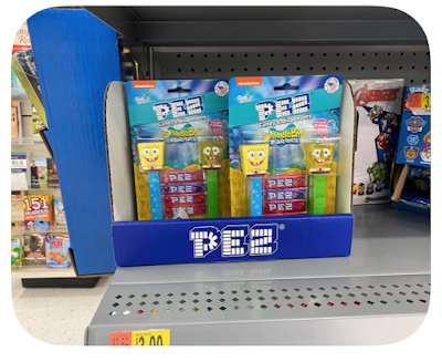 New PEZ Double Cards Arrive with Crystal SpongeBob! screen shot 2020 03 08 at 4.48.10 am